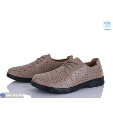 Туфлі жіночі на літо (8 пар р.37-42) коричневий  "Mirella"