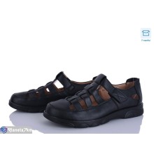 Туфлі жіночі на літо (8 пар р.37-42) чорний  "Mirella"