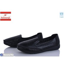 Туфлі жіночі на літо (8 пар р.37-42) чорний  "Saimaoji"