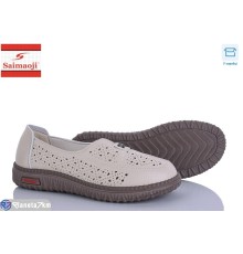 Туфлі жіночі на літо (8 пар р.37-42) бежевий  "Saimaoji"