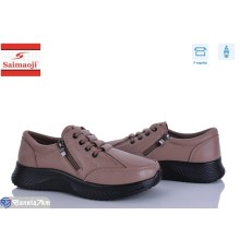 Кросівки жіночі на весну/осінь (8 пар р.36-41) коричневий  "Saimaoji"