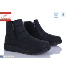 Черевики жіночі на весну/осінь (8 пар р.36-41) чорний  "Saimaoji"