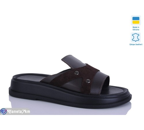 Шлепки жіночі на літо (6 пар р.36-40) коричневий  "LIKA"