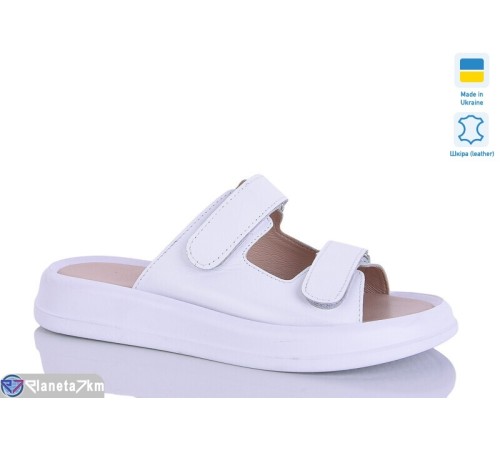 Шлепки жіночі на літо (6 пар р.36-40) білий  "LIKA"