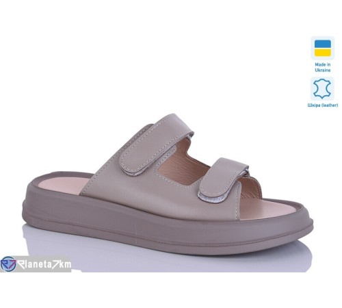 Шлепки жіночі на літо (6 пар р.36-40) коричневий  "LIKA"