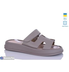 Шлепки жіночі на літо (6 пар р.36-40) коричневий  "LIKA"