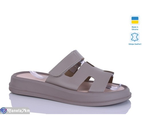 Шлепки жіночі на літо (6 пар р.36-40) коричневий  "LIKA"