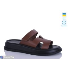 Шлепки жіночі на літо (6 пар р.36-40) коричневий  "LIKA"