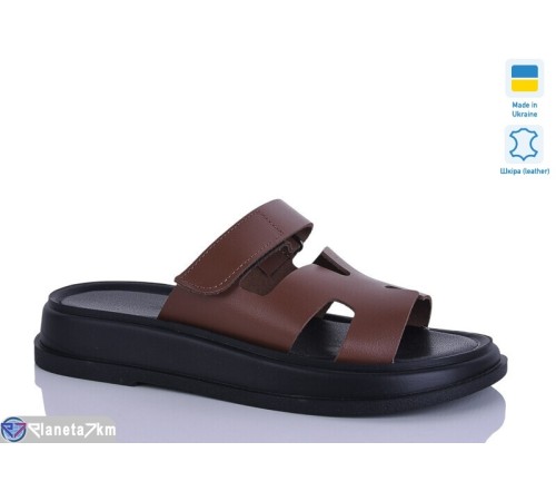 Шлепки жіночі на літо (6 пар р.36-40) коричневий  "LIKA"