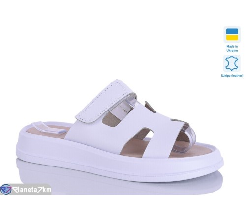 Шлепки жіночі на літо (6 пар р.36-40) білий  "LIKA"