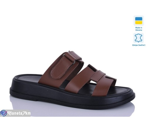 Шлепки жіночі на літо (6 пар р.36-40) коричневий  "LIKA"