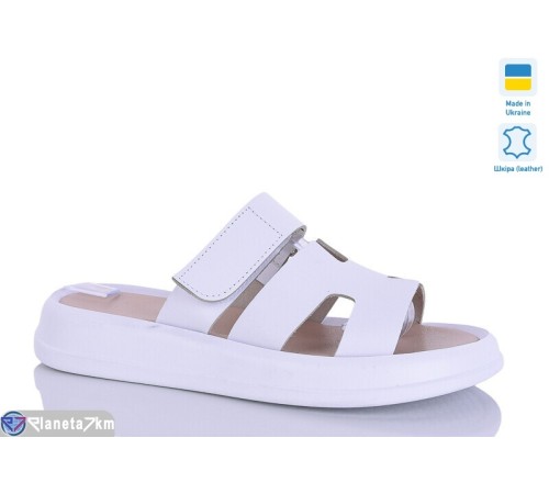 Шлепки жіночі на літо (6 пар р.36-40) білий  "LIKA"