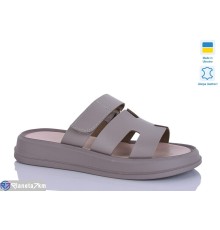 Шлепки жіночі на літо (6 пар р.36-40) коричневий  "LIKA"