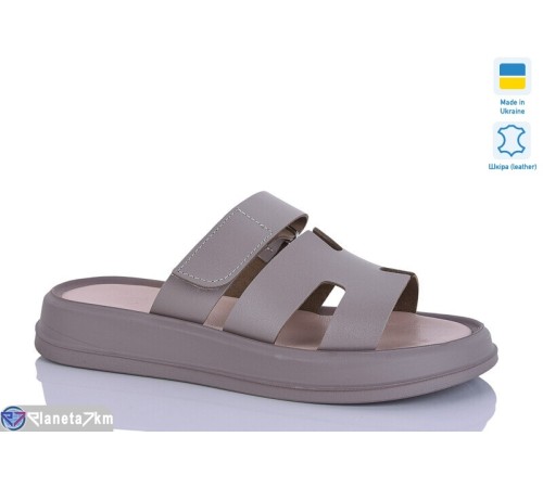 Шлепки жіночі на літо (6 пар р.36-40) коричневий  "LIKA"