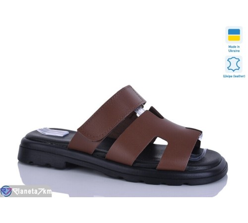 Шлепки жіночі на літо (6 пар р.36-40) коричневий  "LIKA"