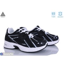 Кросівки жіночі на весну/осінь (8 пар р.36-41) чорний  "STILLI Group"