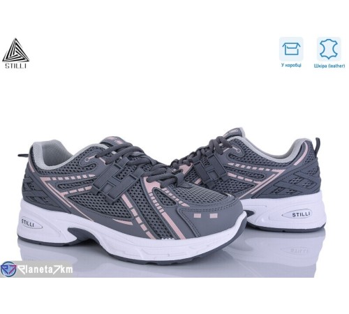 Кросівки жіночі на весну/осінь (8 пар р.36-41) сірий  "STILLI Group"