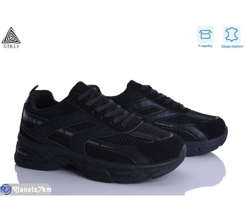 Кросівки жіночі на весну/осінь (8 пар р.36-41) чорний  "STILLI Group"