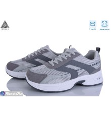 Кросівки жіночі на весну/осінь (8 пар р.36-41) сірий  "STILLI Group"