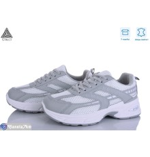 Кросівки жіночі на весну/осінь (8 пар р.36-41) сірий  "STILLI Group"