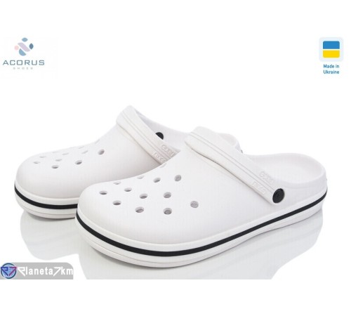 Кроки жіночі на літо (6 пар р.41-45) білий  "Acorus"