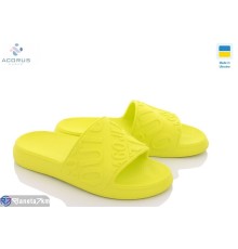 Шлепки жіночі на літо (8 пар р.36-41) жовтий  "Acorus"
