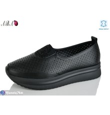 Туфлі жіночі на літо (8 пар р.37-41) чорний  "Aba"