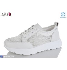 Кросівки жіночі на літо (8 пар р.37-41) білий  "Aba"