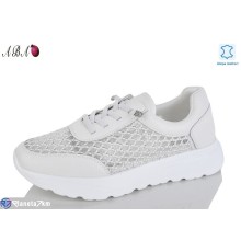 Кросівки жіночі на літо (8 пар р.37-41) білий  "Aba"