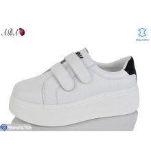 Кросівки жіночі на весну/осінь (8 пар р.37-41) білий  "Aba"