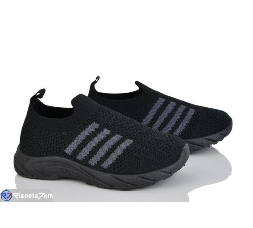 Дитячі кросівки на весну/осінь (12 пар р.25-30) чорний  "Gama"