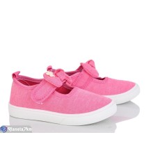 Тапки дитячі на весну/осінь (12 пар р.26-31) рожевий  "Gama"