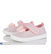 Тапки дитячі на весну/осінь (12 пар р.26-31) рожевий  "Gama"