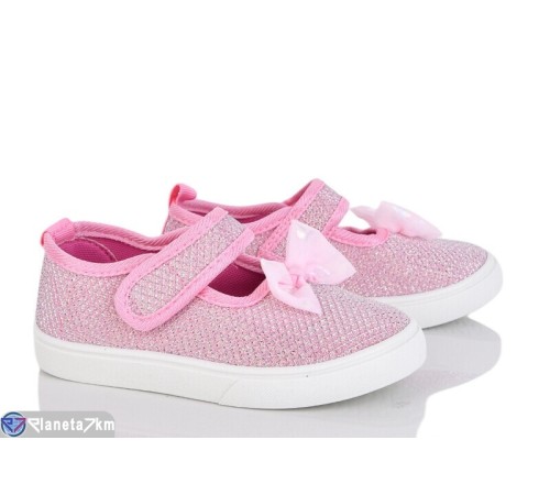 Тапки дитячі на весну/осінь (12 пар р.26-31) рожевий  "Gama"