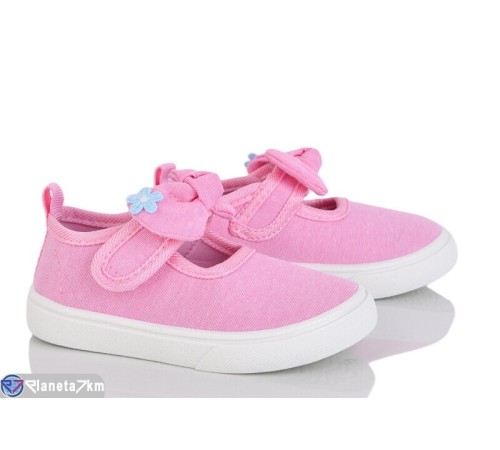 Тапки дитячі на весну/осінь (12 пар р.21-26) рожевий  "Gama"