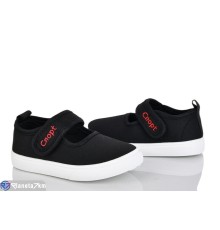 Тапки дитячі на весну/осінь (12 пар р.21-26) чорний  "Gama"