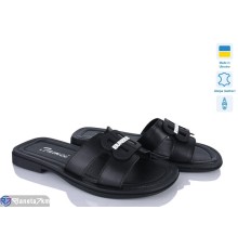 Шлепки жіночі на літо (8 пар р.36-41) чорний  "FOX"