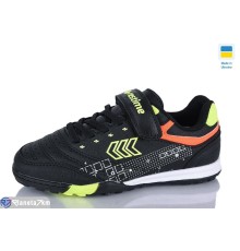 Футбольне взуття дитяче на весну/осінь (16 пар р.31-35) чорний  "Restime"