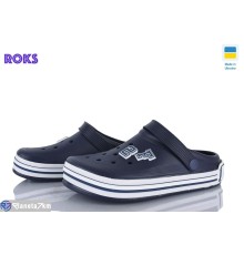 Кроки дитячі на літо (8 пар р.37-41) синій  "Roks"