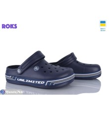 Кроки дитячі на літо (8 пар р.36-41) синій  "Roks"