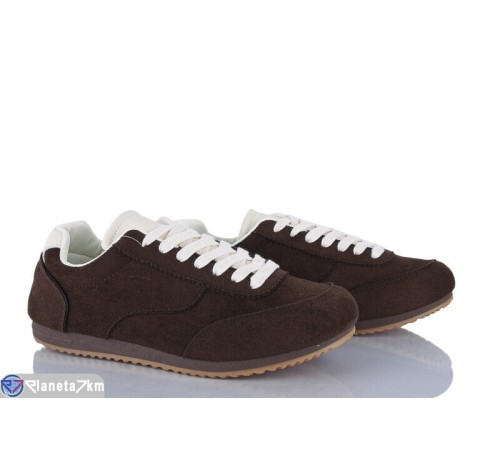 Кросівки жіночі на весну/осінь (8 пар р.36-41) коричневий  "LOREDANA"