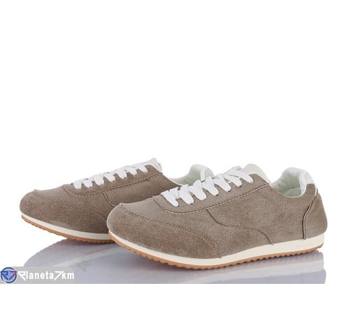 Кросівки жіночі на весну/осінь (8 пар р.36-41) коричневий  "LOREDANA"