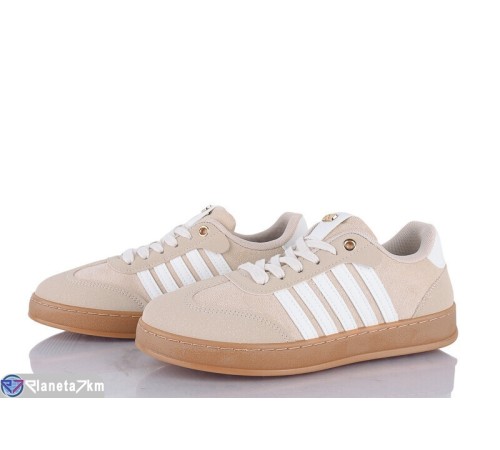 Кросівки жіночі на весну/осінь (8 пар р.36-41) бежевий  "LOREDANA"