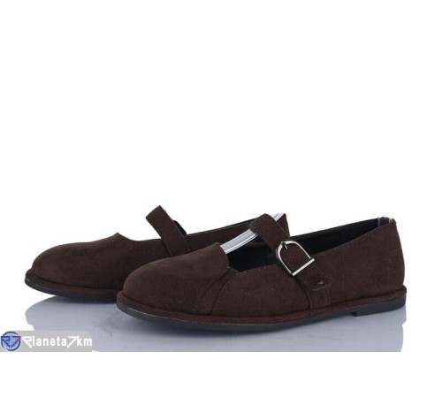 Балетки жіночі на літо (8 пар р.36-41) коричневий  "LOREDANA"