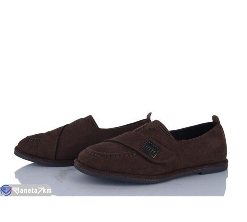 Туфлі жіночі на весну/осінь (8 пар р.36-41) коричневий  "LOREDANA"