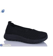 Балетки жіночі на літо (8 пар р.36-41) чорний  "Navigator"