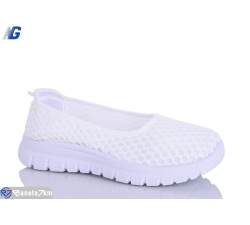 Балетки жіночі на літо (8 пар р.36-41) білий  "Navigator"