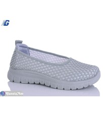 Балетки жіночі на літо (8 пар р.36-41) сірий  "Navigator"