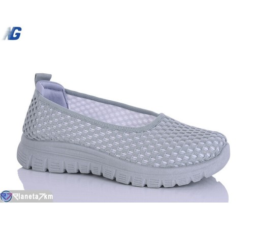 Балетки жіночі на літо (8 пар р.36-41) сірий  "Navigator"