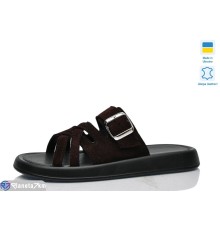 Шлепки жіночі на літо (6 пар р.36-40) коричневий  "Marmilad"